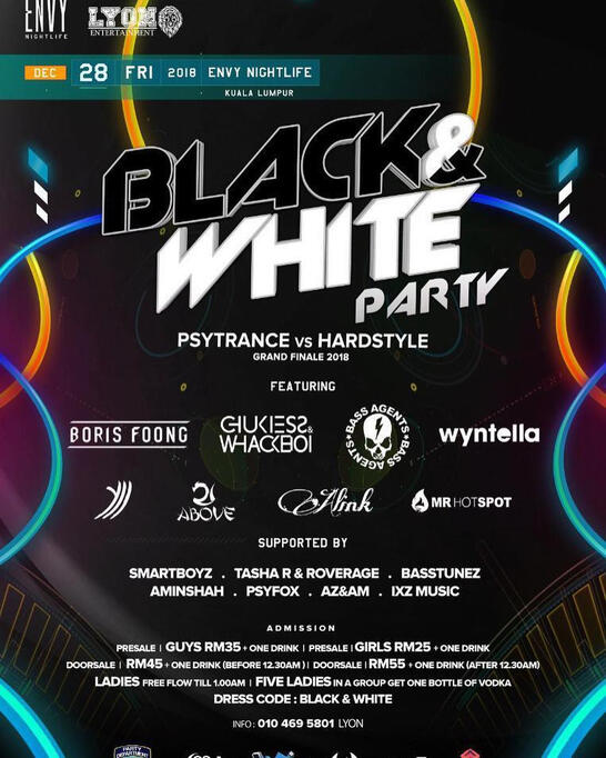 BLACK &amp; WHITE PARTY 2018